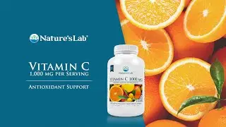 Nature's Lab Vitamin C 1000 mg - Antioxidant Support - 120 Capsules