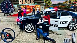 US Police City Officer Simulator - Cop Car Driver Criminal Chase 3D : Android Gameplay