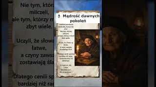 🕯️ Starsi wiedzieli, komu nie ufać&hellip; #mądrość #życioweznaki #pokolenia