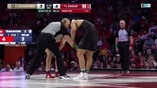 LJ Araujo Nebraska Husker Wrestling vs Gunner Filipowicz Army 165 7.11.25 #wrestling #ljaraujo
