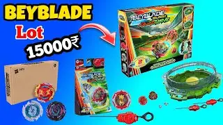 Unboxing Beyblade Burst Quad Drive Amazon Loot worth Rs.15000| Review & Testing #trending #beyblade
