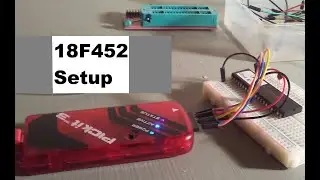 Setup and configure your PIC18F452 I P in MPLABX IDE, PIC Kit 3