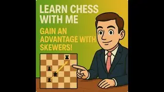 Learn chess with me! Learn about how to gain advantage by making skewers!