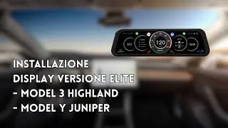 Schermo cruscotto con videocamera anteriore supporto a CarPlay e Android Auto (Versione Elite)