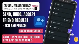 FlutterFlow Friend Request System | Send, Undo & Accept Requests + Publish & Test
