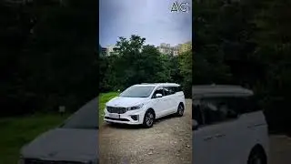 AG New White KIA Carnival Car 🤍 #Attitude #Status Like #Luxurious SUV Van🔥