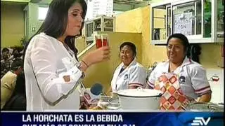 Horchata, bebida lojana