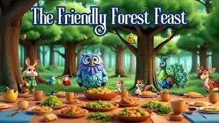 The Friendly Forest Feast | English Stories | Learn English through stories | Bedtime stories