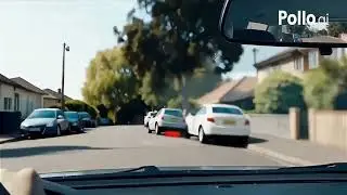 Pedestrian Near-Miss Causing Secondary Crash