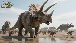 Triceratops: The Three-Horned Warrior Who Defied T. rex #wildlife #facts #animals #dinosaur #youtube