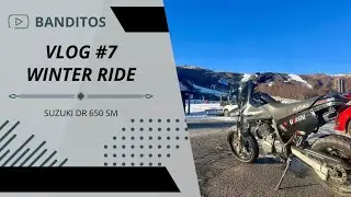 Vlog #7 : Winter Ride - Suzuki 650 DR Supermotard