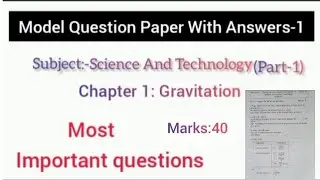 10th Science-1|Gravitation ch-1|Most Important Questions & Answers|
