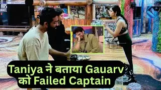 Bigg Boss 19 Taniya और Pranit में हुआ Gauarv पर Argument 