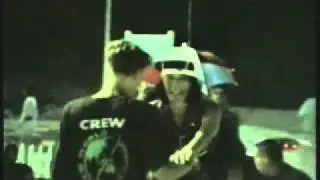 Mum does a Bungee Catapult wearing an Umbrella Hat