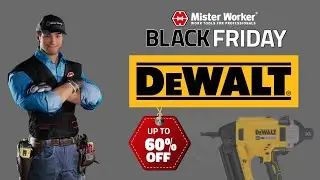 🎯 DeWalt Black Friday 2025: Up to 60% OFF Power Tools at MisterWorker.com!