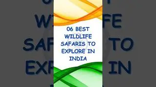 TOP 06 BEST WILDLIFE SAFARIS TO EXPLORE IN INDIA #shorts #explore #india