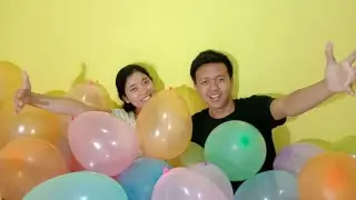 (Vlog 7) Keseruan mengisi kamar dengan full balon #dirumahaja