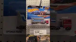 Hot Wheels Optimus Prime Track Fleet #shorts #hotwheels #transformers