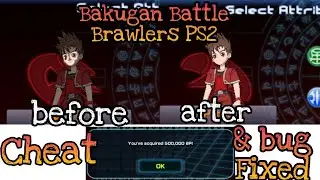 Bakugan Battle Brawlers PS2 : Cheat and bug fixed