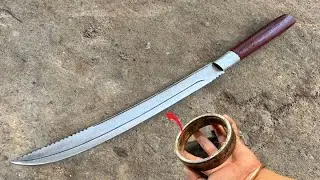 Forging a SWORD out of Rusted Iron BEARING