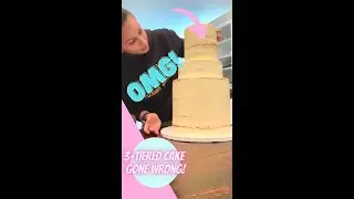 OMG 3-TIERED CAKE GONE WRONG?! | The Flour Girl