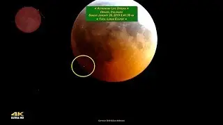 Meteor impact during the January 20, 2019 lunar eclipse - Take 3
