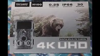 TOGUARD H100 4K UHD Digital Wildlife Camera Unboxing