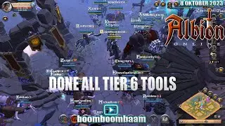 DONE ALL TIER 6 TOOLS | Albion Online #17 | BoomBoomBaam | boomosuke