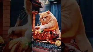 Pig slaughter by cat chef