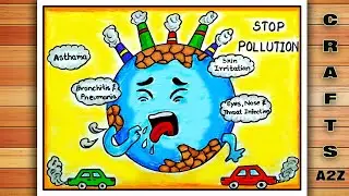 National Pollution Control Day Poster | Say No To Pollution | Stop Pollution Drawing | Pollution