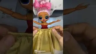 Шьем платье для куклы lol omg.      #lolcollection #loldance #lolomgdolls #lolsurpriseomg #lolvideo