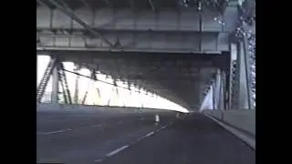 Driving the deserted SF Bay Bridge Post Loma Prieta Earthquake Part 1