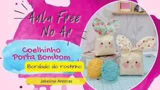 Bordado do Rostinho do Mini Porta