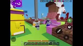 No block challenge (roblox bedwars)