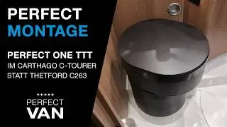 Perfect Van 🚐 Trockentrenntoilette 🚽 Einbau 🛠️ im Carthago C-Tourer Wohnmobil 💪 Ausbau Thetford C263