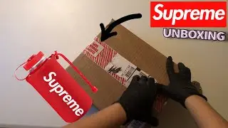 Authentic SUPREME Nalgene red 32oz bottle SS20 UNBOXING