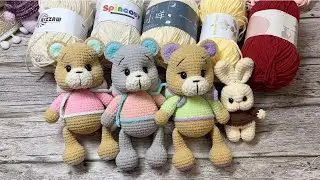 Обзор тонкого китайского плюша для вязания игрушек. Невероятно классная пряжа!!!🧶