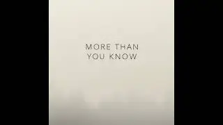 Axwell &Lambda; Ingrosso - More Than You Know (slowed + reverb)
