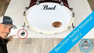DO-IT-YOURSELF (DIY) BASS DRUM ANCHORS to stop your bass drum from creeping away from you! (Part 3)