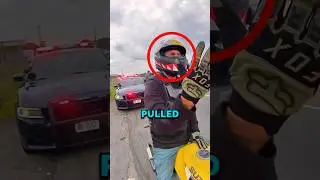Biker Gets Pulled Over For No Reason! 😨