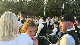 Inveraray Pipe Band March Off as World Champions 2025