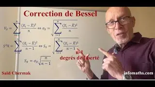 VARIANCE ET ÉCART-TYPE AVEC LA  CORRECTION DE BESSEL