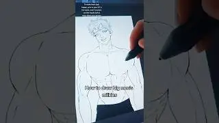 How to draw big men&rsquo;s milkies #digitalart #arttutorial #shorts