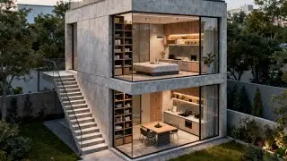 inspirasi design rumah 2 Lantai type 36m&sup2; | 2-story house design inspiration type 36m&sup2;