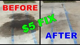 How to Remove Oil Stains from Concrete