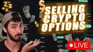 Shorting Volatility  - Live crypto options trading