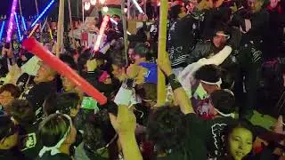 2025年乙島祭り 支部長胴上げ