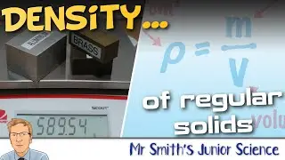 MEASURING THE DENSITY OF A REGULAR SOLID - science experiments to try yourself