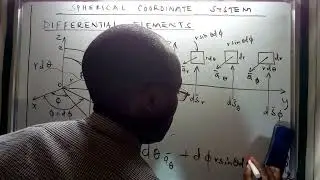 Defining Differential Length, Area, and Volume Elements in the Spherical Coordinate System