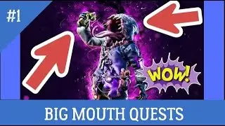Fortnite BIG MOUTH Quests Complete Storyline Full Guide Season 8 Chapter 2